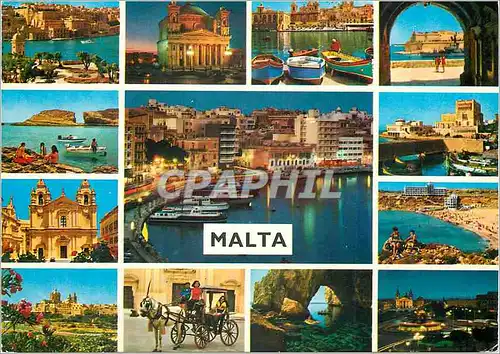 Cartes postales moderne Malta