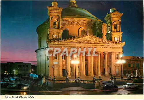 Moderne Karte Mosta Parish Church Malta