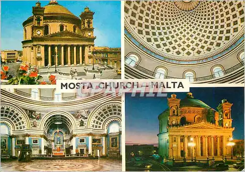 Moderne Karte Mosta Church Malta
