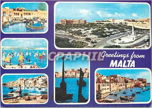 Cartes postales moderne Greetings from  Malta