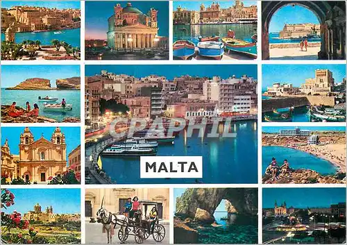 Cartes postales moderne Malta