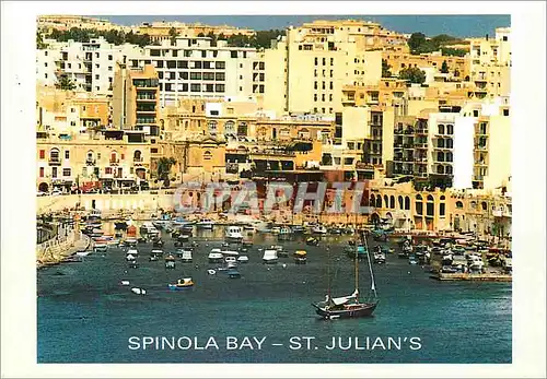 Cartes postales moderne Spinola Bay St Julians