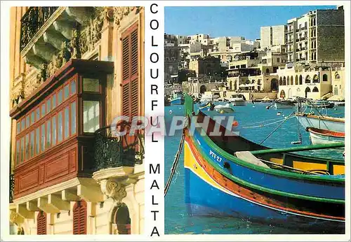 Cartes postales moderne Colourful Malta