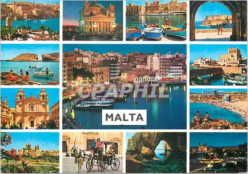 Cartes postales moderne Malta