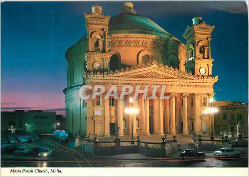Moderne Karte Mosta Parish Church Malta