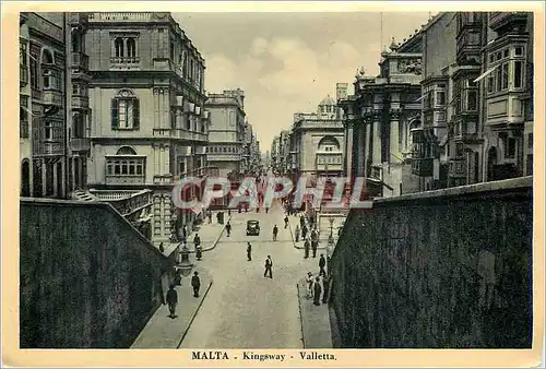Cartes postales moderne Malta Kingsway Valletta