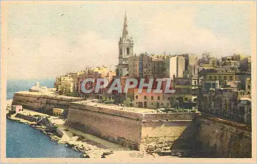 Cartes postales moderne Malta Marsamuscetto Landing Place Valletta