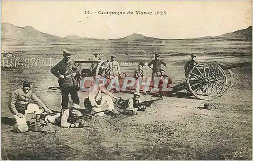 Ansichtskarte AK Campagne du Maroc 1925 Militaria