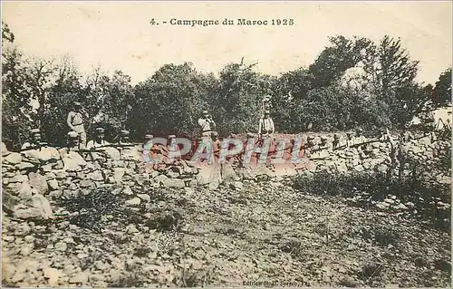 Ansichtskarte AK Campagne du Maroc 1925 Militaria