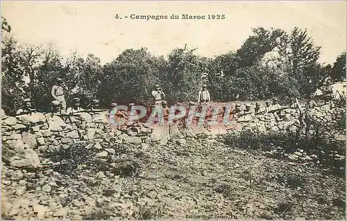 Cartes postales Campagne du Maroc 1925 Militaria