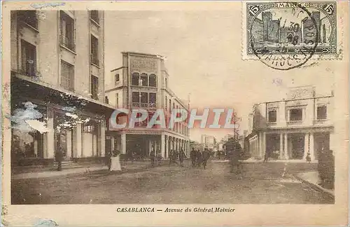 Cartes postales Casablanca Avenue de General Moinier