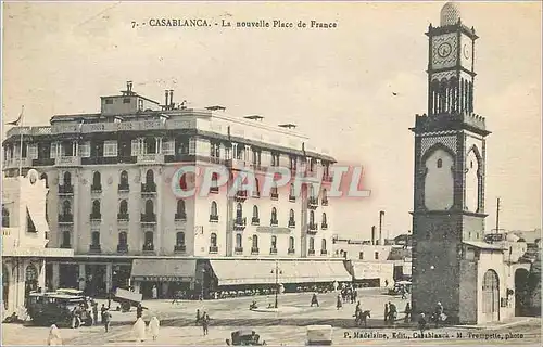 Cartes postales Casablanca La nouvelle Place de France