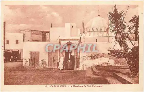 Cartes postales Casablanca Le Marabour de Sidi Kairouani