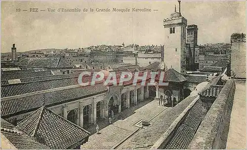Cartes postales Fez Vue d'Ensemble de la Grande Mosquee Karouline
