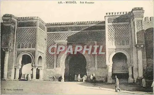 Cartes postales Meknes Bab Mansour