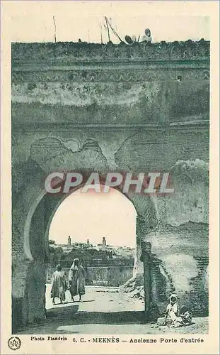 Cartes postales Meknes Ancienne Porte d entree