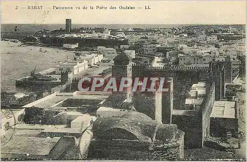 Ansichtskarte AK Rabat Panorama vu de la Porte des Oudaias