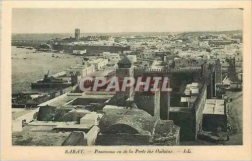 Ansichtskarte AK Rabat Panorama vu de la Porte des Oudaias