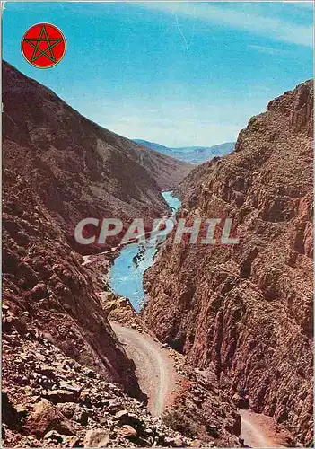 Moderne Karte Boumalne du Dades Les Gorges du Dades