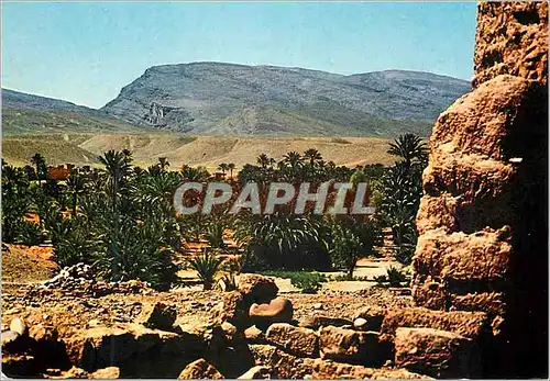 Moderne Karte Maroc Typique Vallee du Todrha