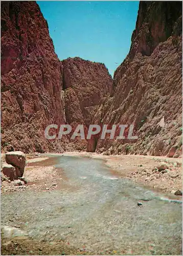 Moderne Karte Sud Marocain Les gorges du Todra