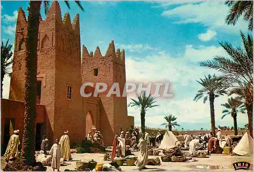 Moderne Karte Scenes et types du Maroc Souk de Tinjdat