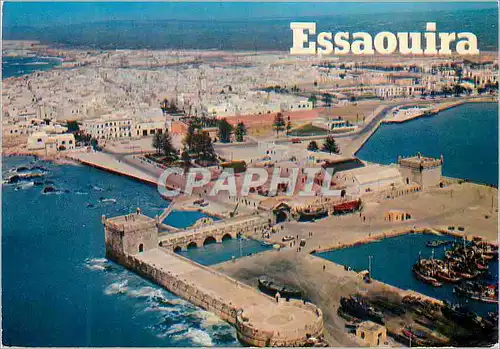 Cartes postales moderne Essaouira Vue aerienne sur le Port