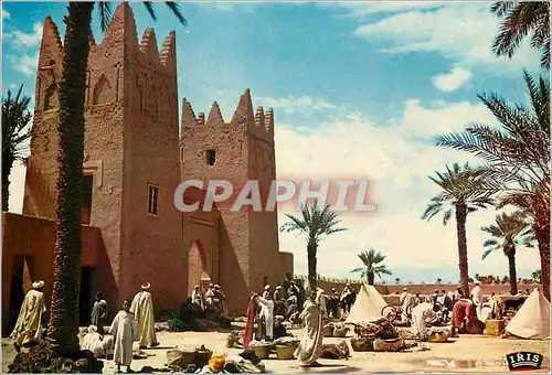 Moderne Karte Scenes et types du Maroc Tingdate Market Place