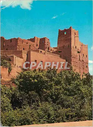Moderne Karte Sud Marocain Kasbah dans la vallee d El Kelaa des M gouna