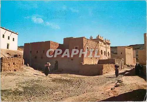 Cartes postales moderne Maroc Pittoresque Kasbah sur la route de Megouna