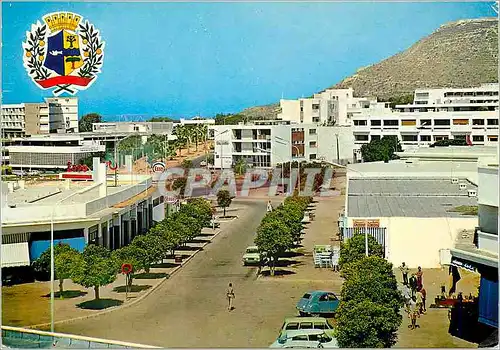Moderne Karte Panorama d Agadir et Armoiries de la Province
