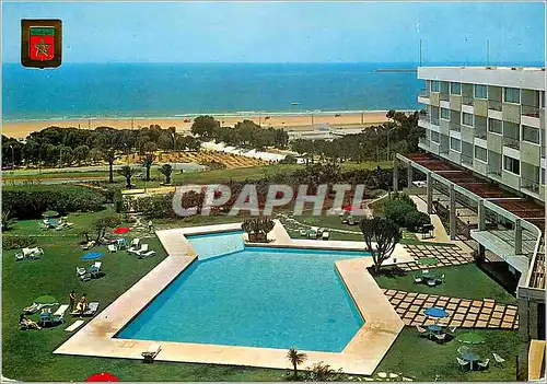 Moderne Karte Agadir Marhaba Hotel Vue panoramique de la Plage