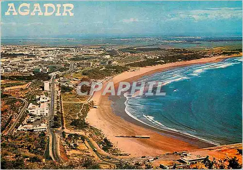 Moderne Karte Agadir Vue panoramique de la baie