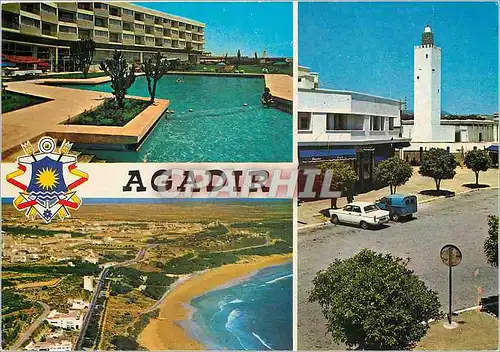 Moderne Karte Souvenir d Agadir Hotel Marhaba
