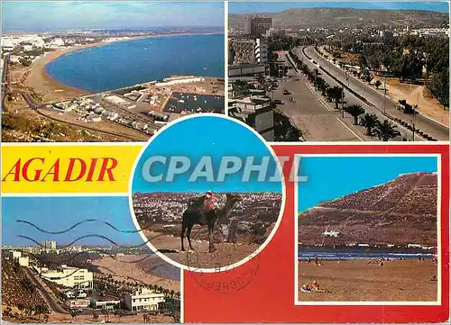 Cartes postales moderne Agadir Vue panoramique de la baie