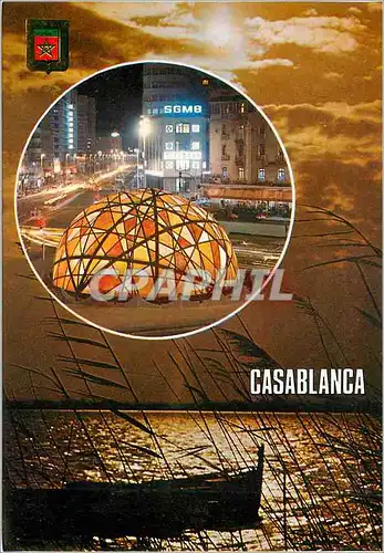 Cartes postales moderne Casablanca Place Mohammed
