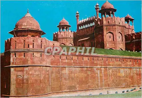 Moderne Karte Red Fort Delhi India