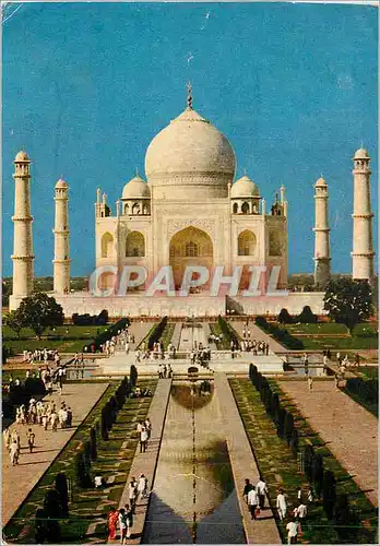 Moderne Karte Tajmahal Agra This tomb was built by Emperor Shahjahan