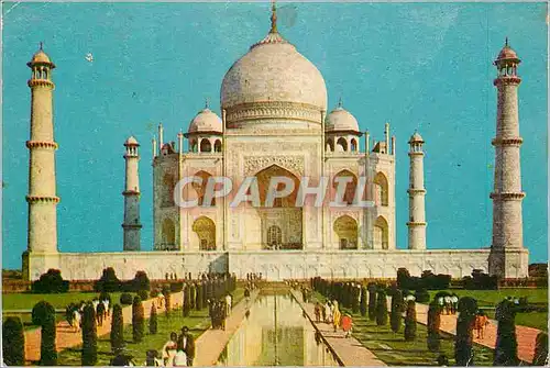Moderne Karte Taj Mahal Agra Built in pure white marble by Emperor Shah