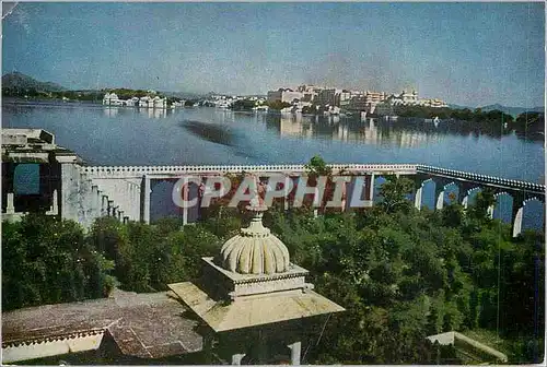 Moderne Karte Panoramic view of City Palace Udaipur