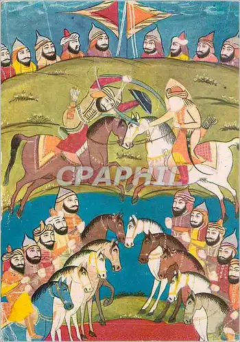 Cartes postales moderne An acient Indiana painting