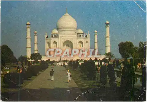 Moderne Karte Taj Mahal Agra India