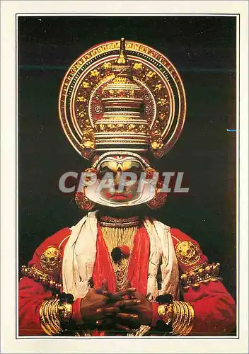 Cartes postales moderne Kerala An actor made up for the Kathkali theatre