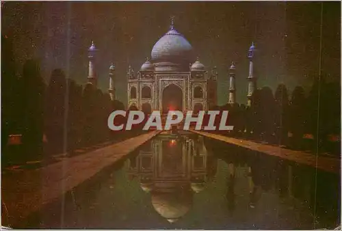 Cartes postales moderne Taj Mahal by Moon Light