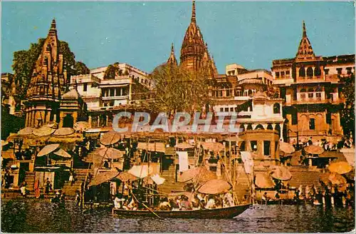 Cartes postales moderne Manikarnika Ghat Varanasi India