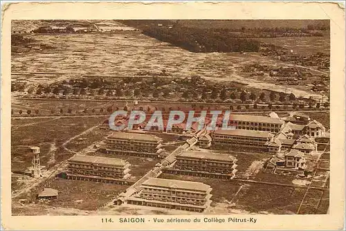 Cartes postales Saigon Vue aerienne du College Petrus Ky