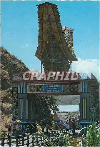 Cartes postales moderne Pintu gerbang Sabi Barani Tana Toraja