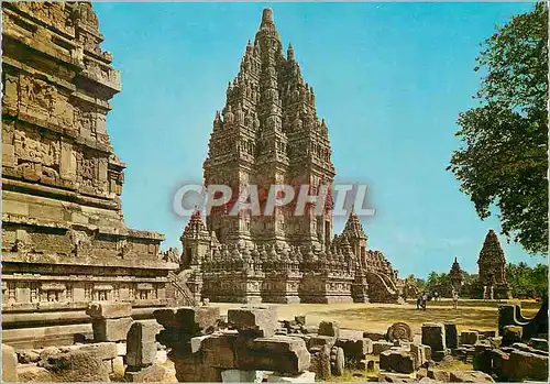 Moderne Karte Kompleks tjandi Prambanan Djawa Tengah