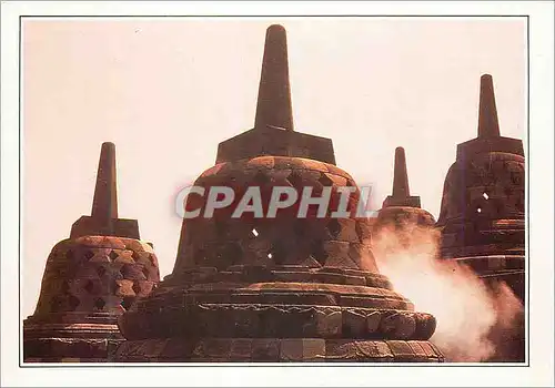 Moderne Karte Java Le Temple de Borobudur