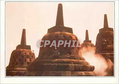Moderne Karte Java Le temple de Borobudur